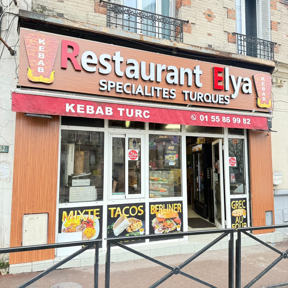 Devanture restaurant – Elya