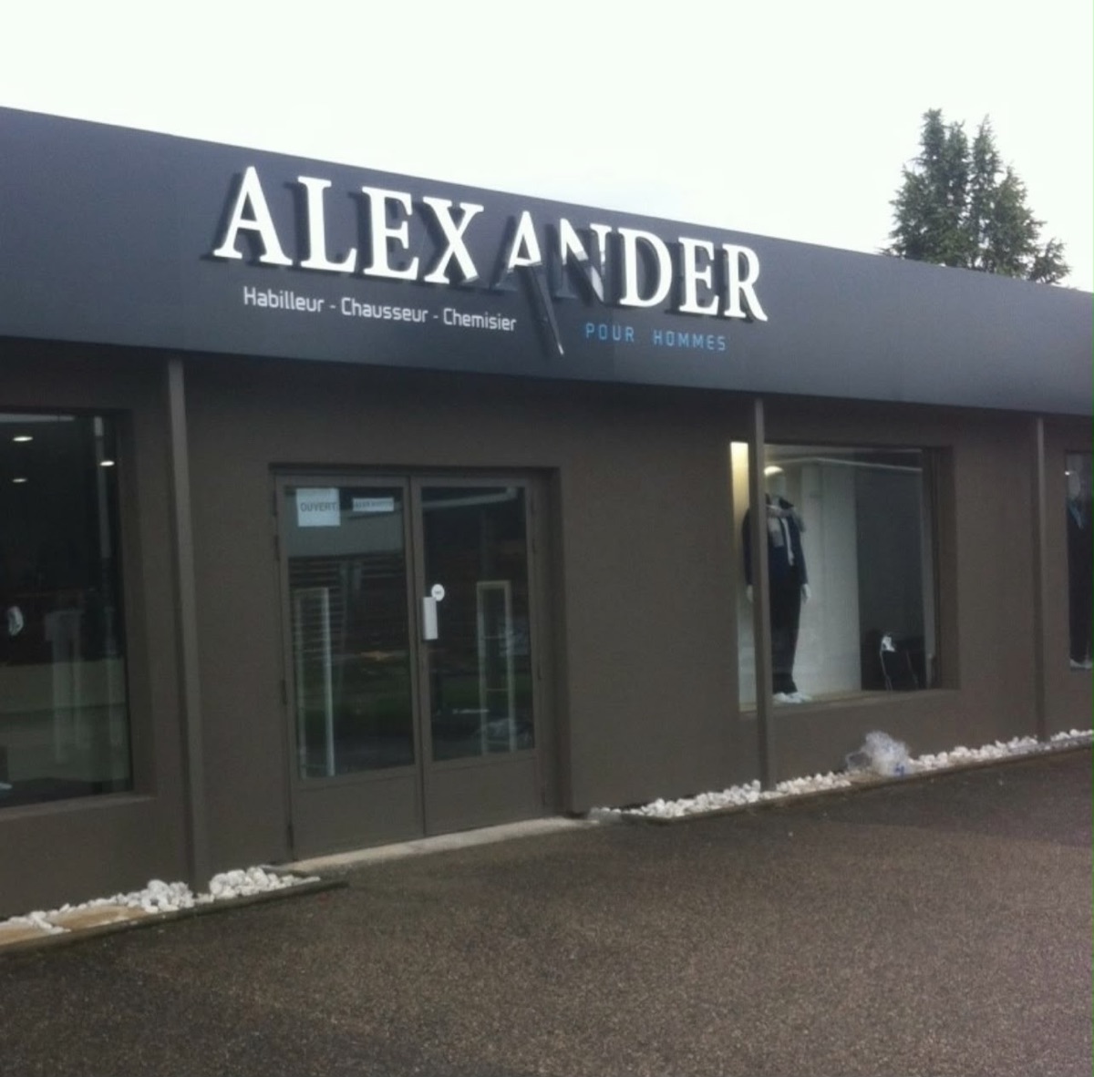 Enseigne boutique – Alex Ander