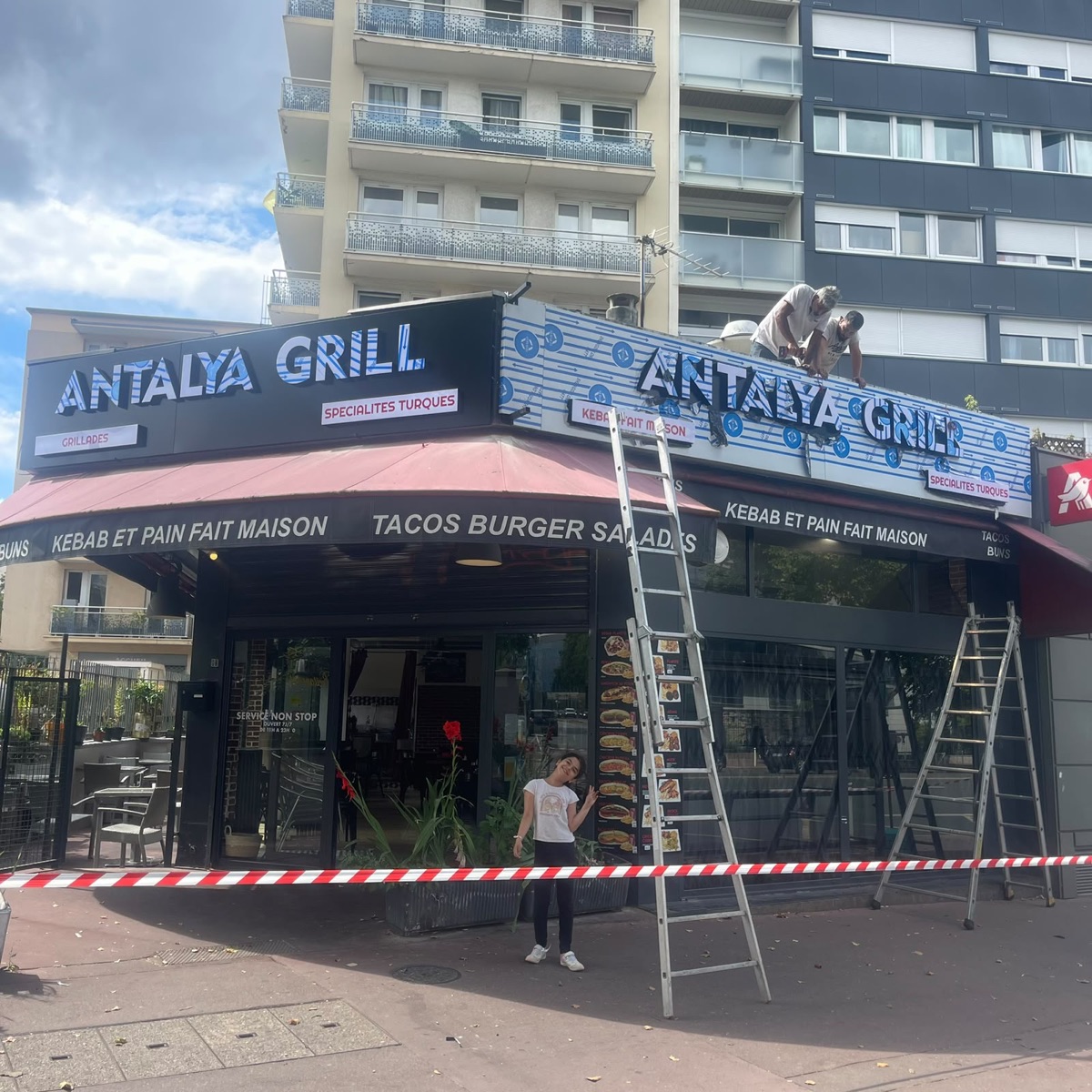 Enseigne et store – Antalya Grill