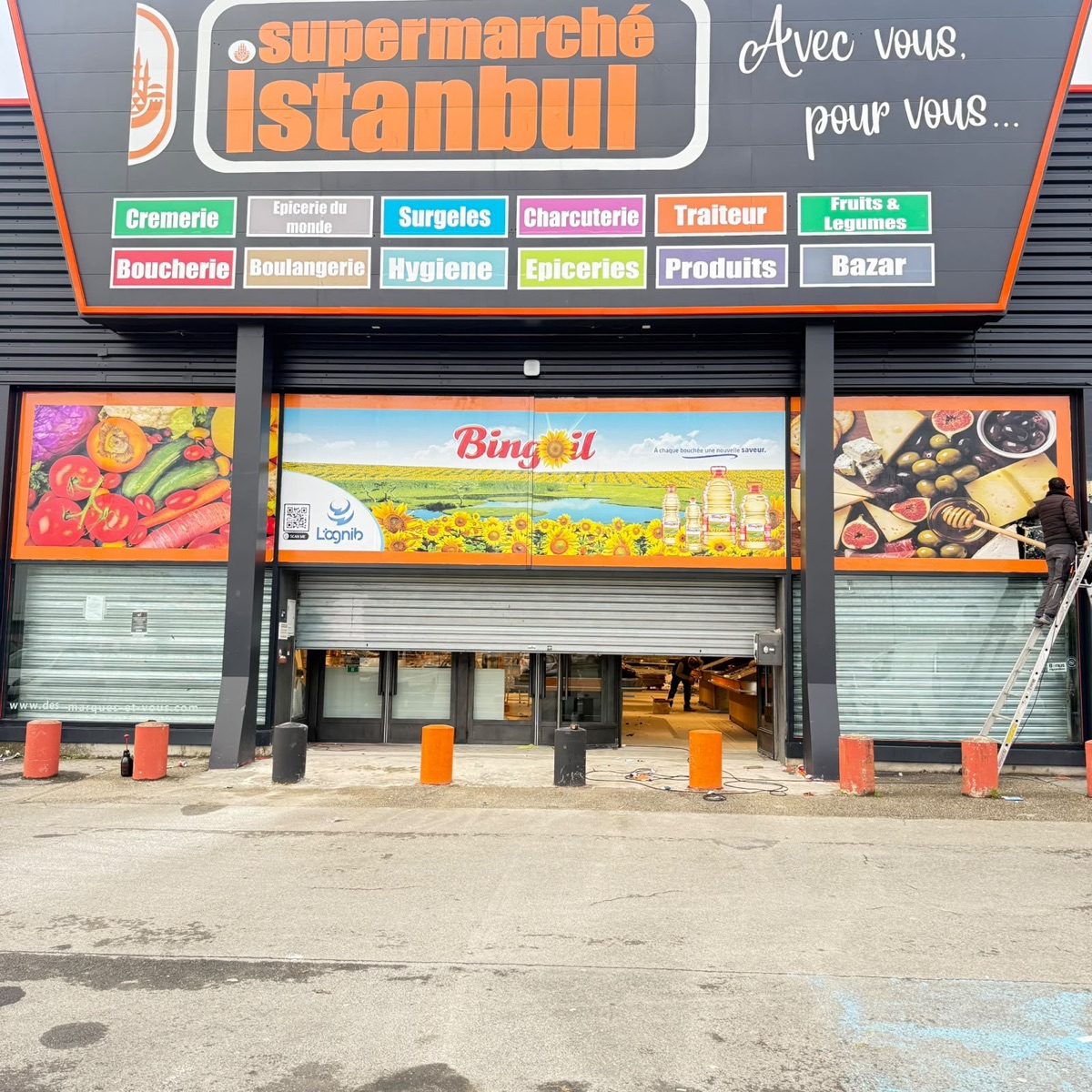 Façade supermarché – Istanbul