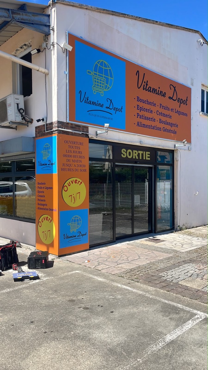 Habillage boutique – Vitamine Depot
