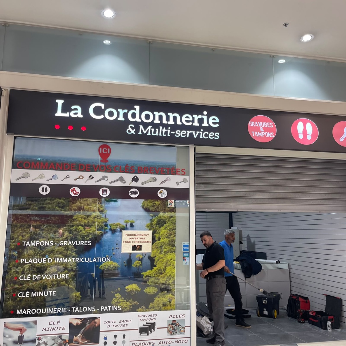 Habillage boutique – La Cordonnerie