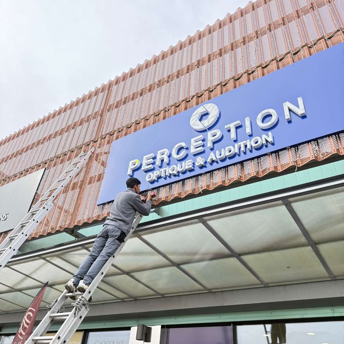 Pose panneau – Perception Optique