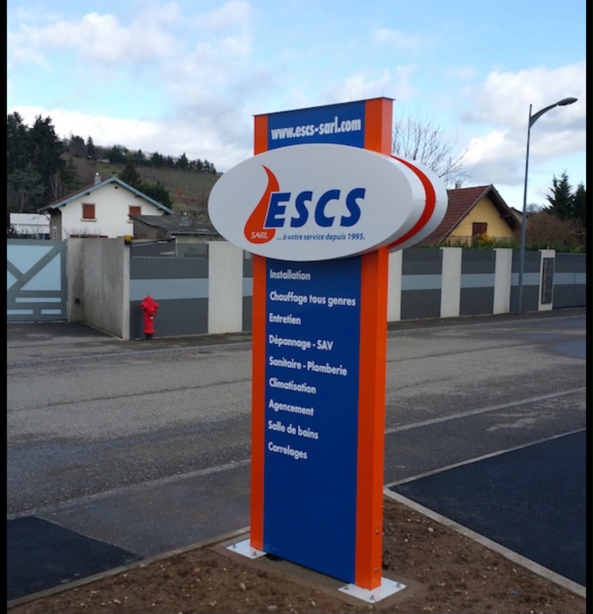 Totem d'entreprise – ESCS