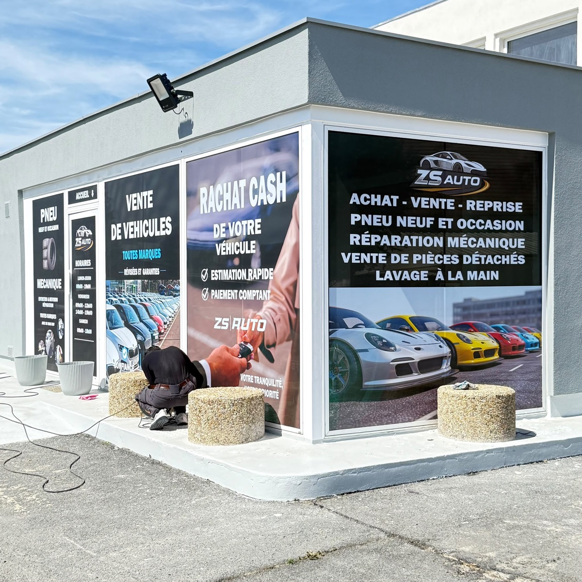 Vitrines imprimées – ZS Auto